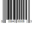 Barcode Image for UPC code 003843000053