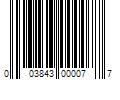 Barcode Image for UPC code 003843000077