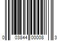 Barcode Image for UPC code 003844000083