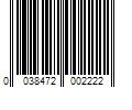 Barcode Image for UPC code 0038472002222