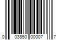 Barcode Image for UPC code 003850000077