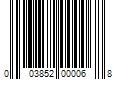 Barcode Image for UPC code 003852000068