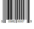 Barcode Image for UPC code 003852000075