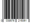 Barcode Image for UPC code 0038576215061