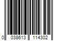 Barcode Image for UPC code 0038613114302