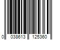 Barcode Image for UPC code 0038613125360. Product Name: National Hardware N221986 2174BC 3/16  x 5-1/2  Hook / Hook Turnbuckle Zinc Plated Finish