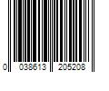 Barcode Image for UPC code 0038613205208. Product Name: National Hardware 5.6" H x 2.2" W Surface Mount Single Door Hinge
