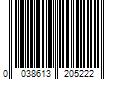 Barcode Image for UPC code 0038613205222