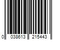 Barcode Image for UPC code 0038613215443