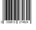 Barcode Image for UPC code 0038613274624