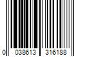 Barcode Image for UPC code 0038613316188