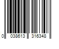 Barcode Image for UPC code 0038613316348