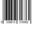 Barcode Image for UPC code 0038613316362