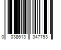 Barcode Image for UPC code 0038613347793