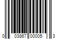 Barcode Image for UPC code 003867000053