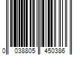 Barcode Image for UPC code 0038805450386