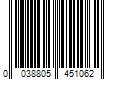 Barcode Image for UPC code 0038805451062