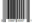 Barcode Image for UPC code 003887000071