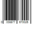 Barcode Image for UPC code 0038877670026