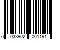 Barcode Image for UPC code 0038902001191