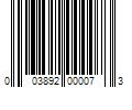 Barcode Image for UPC code 003892000073