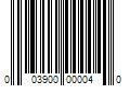 Barcode Image for UPC code 003900000040