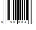 Barcode Image for UPC code 003900000347