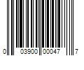 Barcode Image for UPC code 003900000477