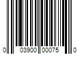 Barcode Image for UPC code 003900000750