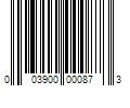 Barcode Image for UPC code 003900000873