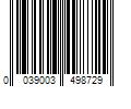 Barcode Image for UPC code 0039003498729