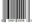 Barcode Image for UPC code 003901000063