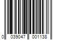 Barcode Image for UPC code 0039047001138