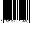 Barcode Image for UPC code 0039101011806