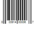 Barcode Image for UPC code 003914000067