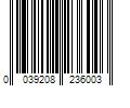 Barcode Image for UPC code 0039208236003