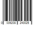 Barcode Image for UPC code 0039208243025