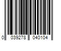 Barcode Image for UPC code 0039278040104