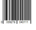 Barcode Image for UPC code 0039278040111