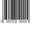 Barcode Image for UPC code 0039278142204