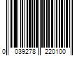 Barcode Image for UPC code 0039278220100