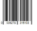 Barcode Image for UPC code 0039278315103