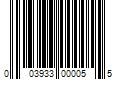 Barcode Image for UPC code 003933000055