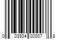 Barcode Image for UPC code 003934000078