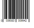 Barcode Image for UPC code 0039383009942