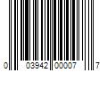 Barcode Image for UPC code 003942000077