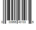 Barcode Image for UPC code 003955431035