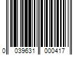 Barcode Image for UPC code 0039631000417