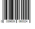 Barcode Image for UPC code 0039639060024