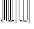 Barcode Image for UPC code 0039672123816